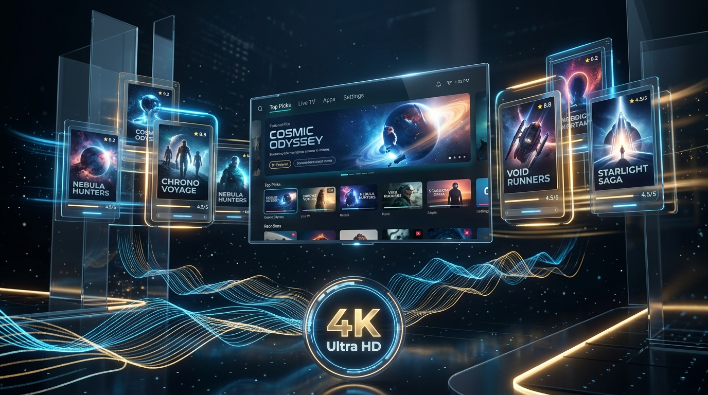 Illustration IPTV 4K Ultra HD